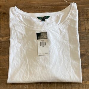 Lauren Ralph Lauren White Blouse (NWT)